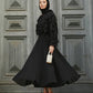 Gonna lunga in chiffon nera