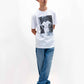 T-shirt vintage “Death To Hipsters” in cotone biologico