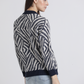 Pullover jacquard girocollo
