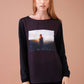 Blusa sublimata con stampa fotografica