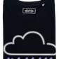 T-shirt Purple Rain con grafica rock