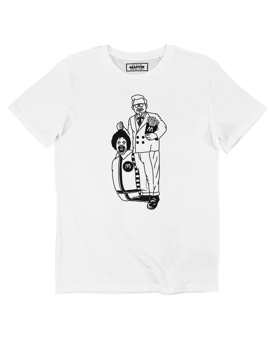 T-shirt unisex Fast Food War in cotone biologico