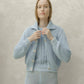 Giacca cardigan in maglia con colletto e bottoni
