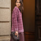 Maglione jacquard geometrico in lana