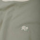 T-shirt Uomo Color Block Velo di Ferro con Ricamo Elefante