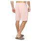 Pantaloncini estivi in cotone rosa con coulisse