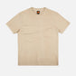 T-shirt uomo in cotone biologico tinta a pigmento con stampa albero