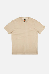 T-shirt uomo in cotone biologico tinta a pigmento con stampa albero