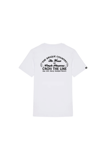 T-shirt Simple Pleasures bianca in cotone organico