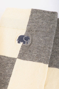 Calzini unisex leggeri color block grigio mélange