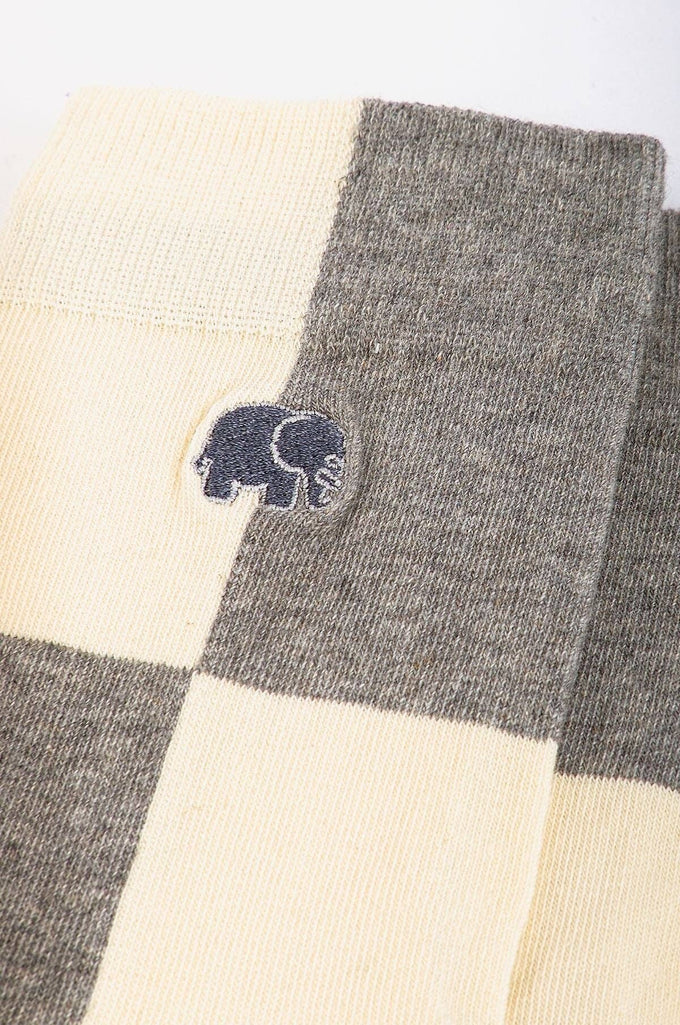 Calzini unisex leggeri color block grigio mélange