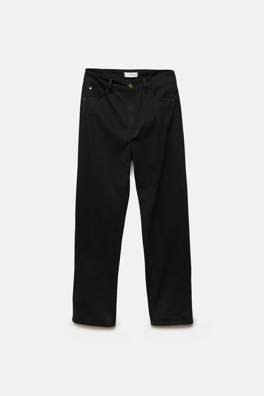 Pantaloni slim in cotone a cinque tasche