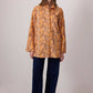Camicia in cotone floreale vintage con bottoni