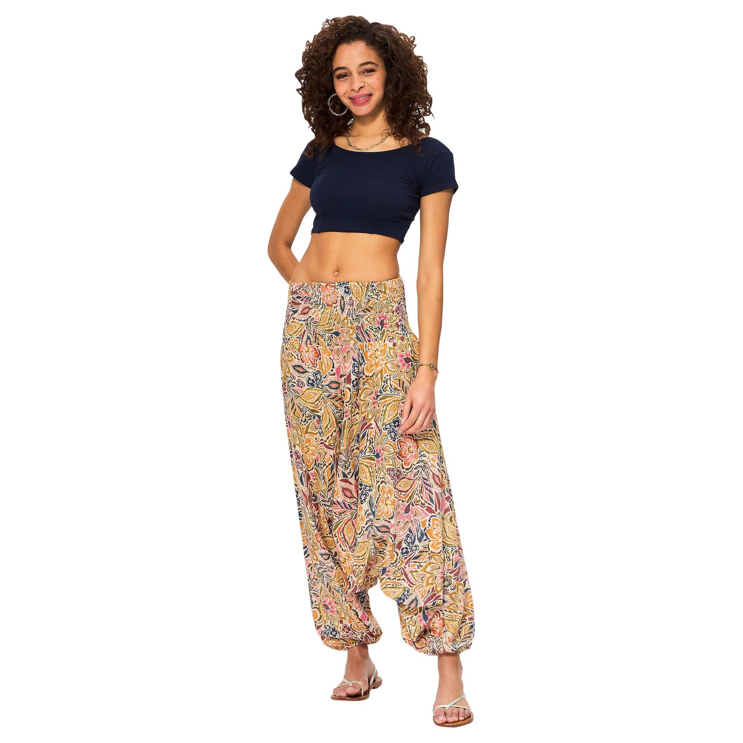 Pantaloni sarouel harem estivi 3 in 1