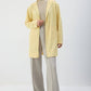 Giacca lunga con cappuccio e zip