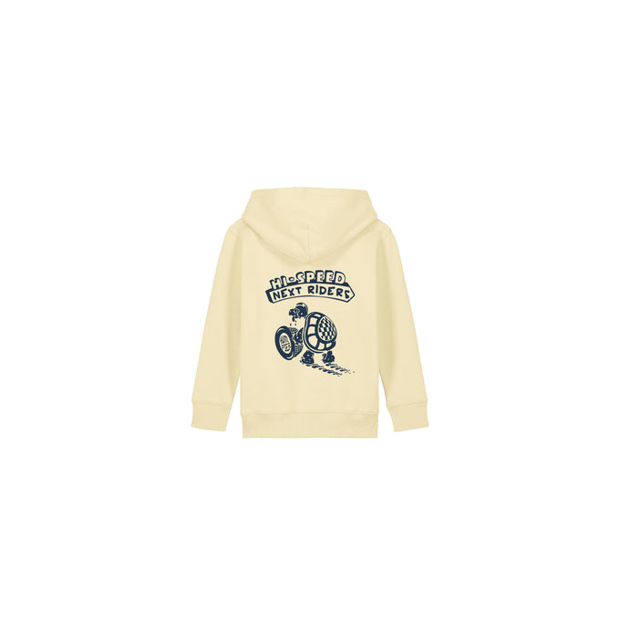 Felpa con cappuccio Hi Speed in cotone organico