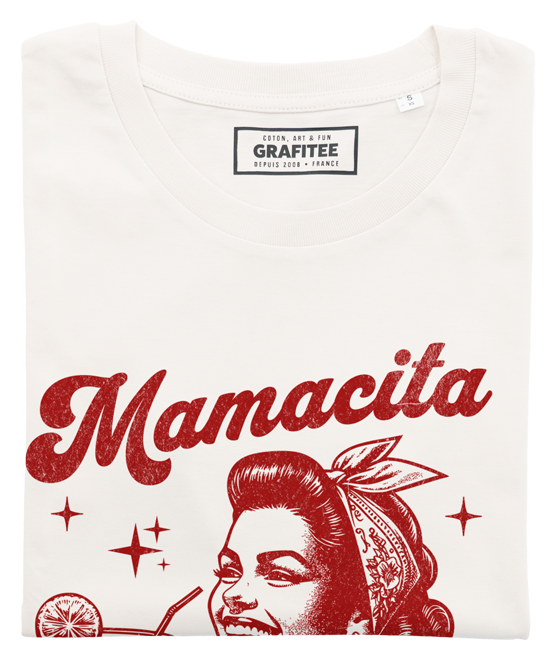 T-shirt vintage Mamacita con stampa