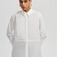 Tunica oversize in popeline con polsini ampi