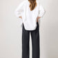 Pantaloni in denim a vita elasticizzata