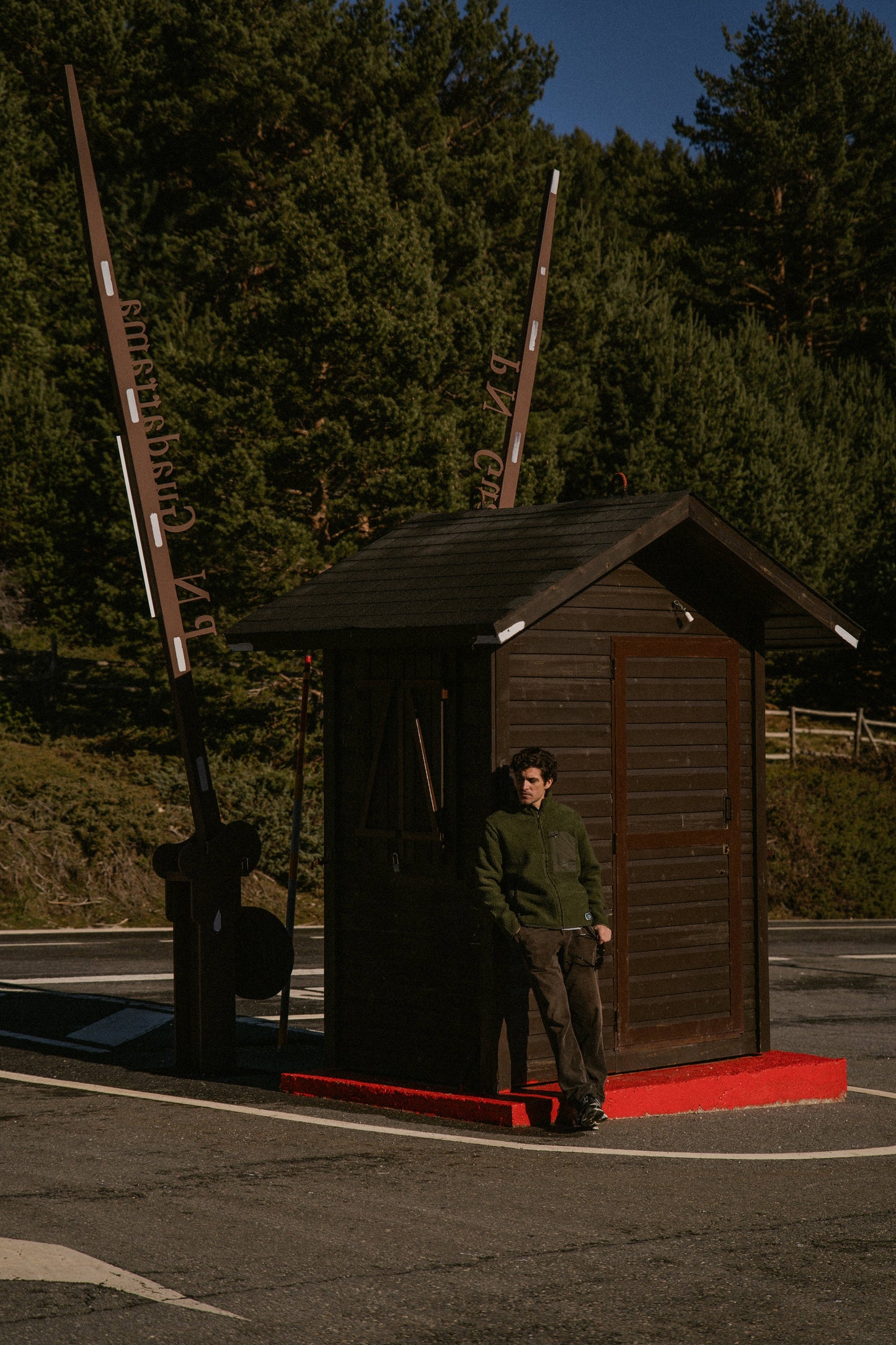 Giacca in pile khaki Superski