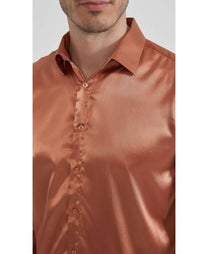 Camicia uomo satinata relax fit