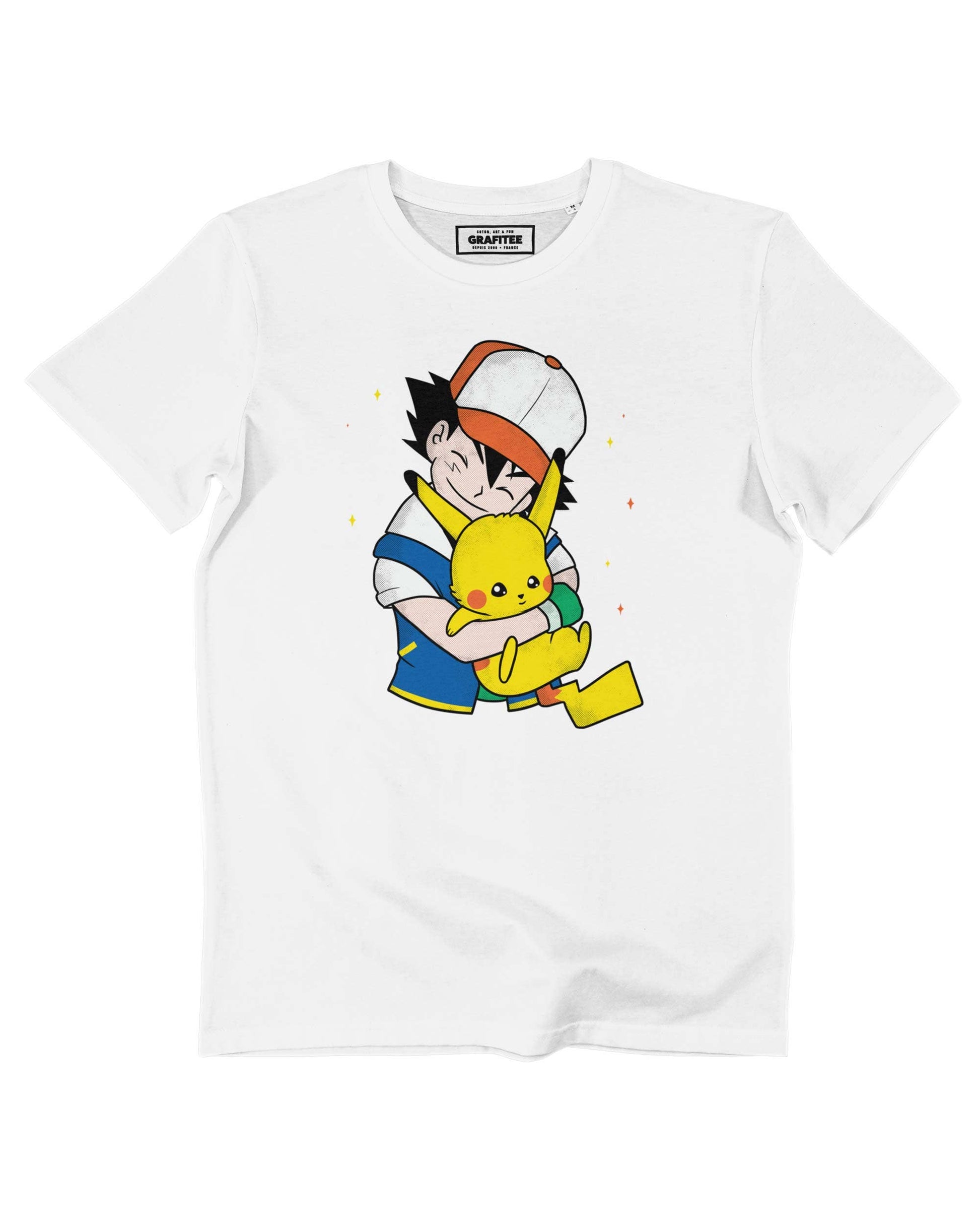 T-shirt unisex Love Pikachu in cotone biologico