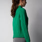 Maglione dolcevita a trecce in misto cashmere