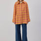 Camicia in tweed a quadri