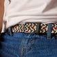 Cintura intrecciata elastica multicolore Biarritz