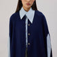 Poncho in maglia oversize