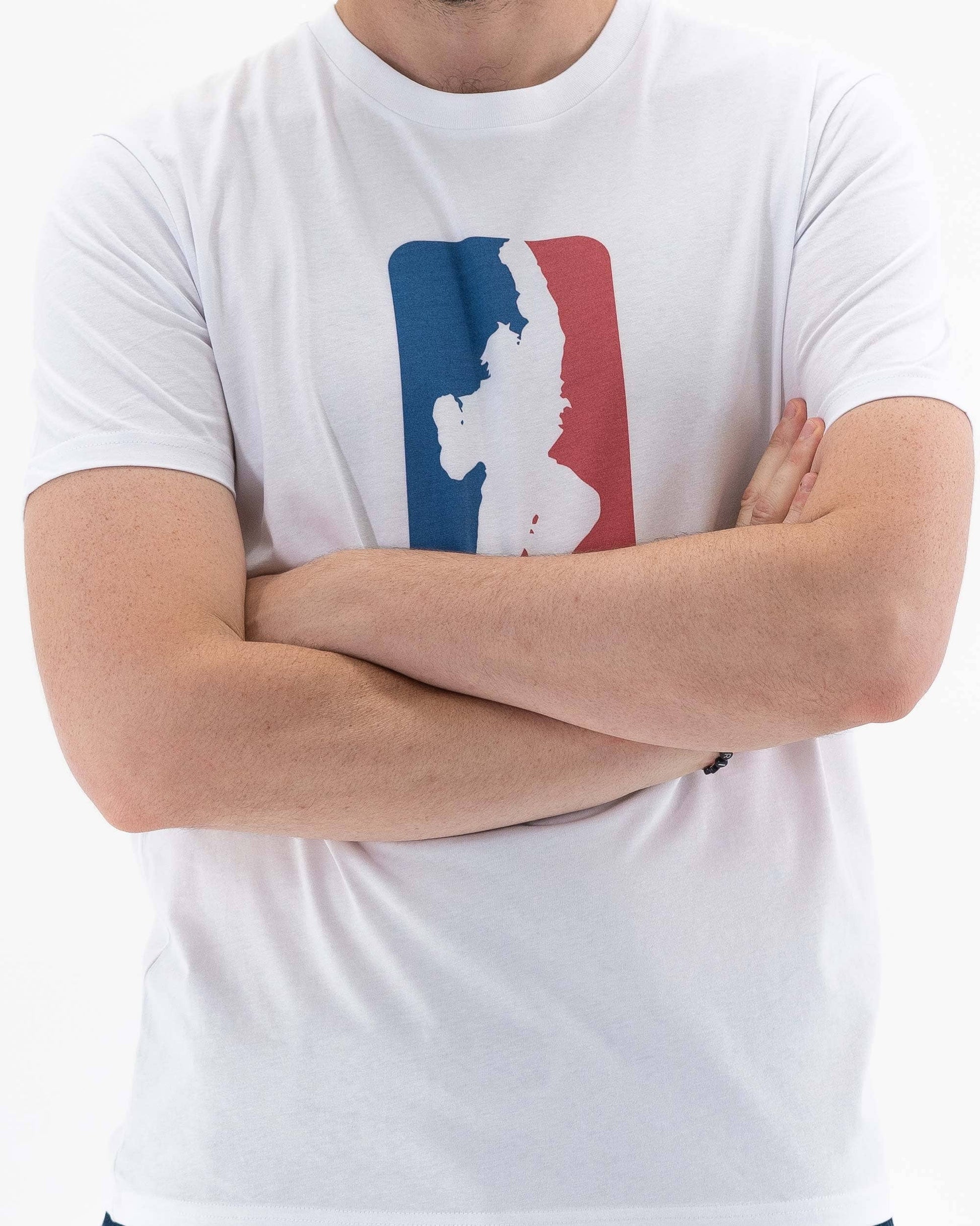 T-shirt unisex Street Fighter vs NBA in cotone biologico