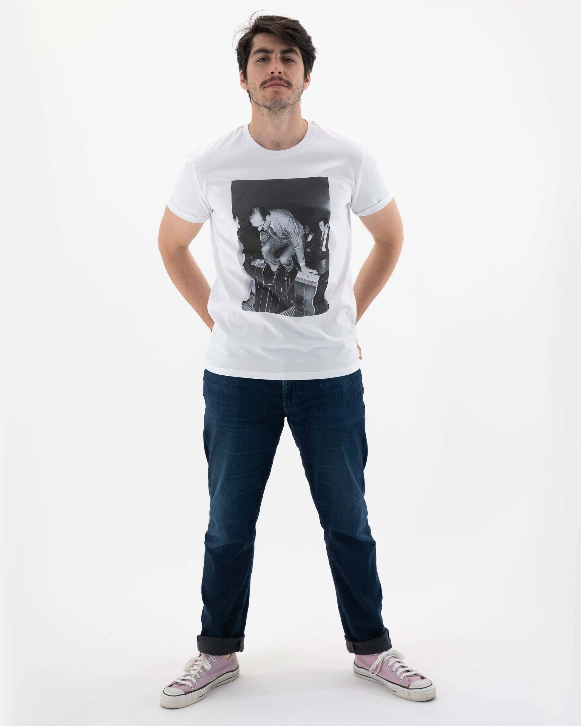 T-shirt Metro Chirac con foto vintage divertente