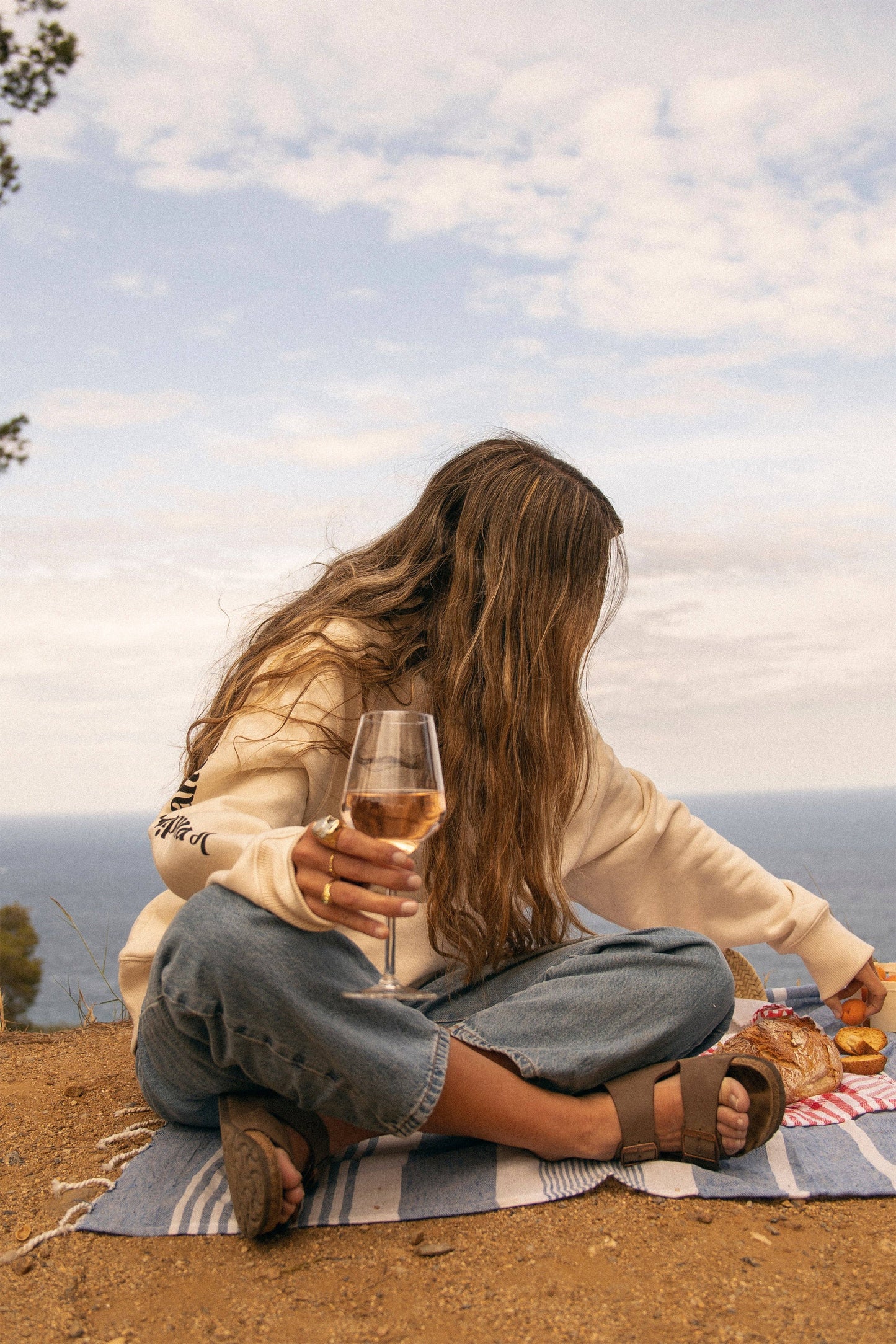 Felpa con cappuccio Le Mediterraneé