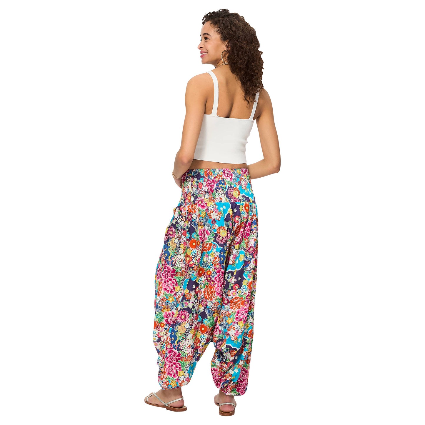 Pantaloni harem estivi 3 in 1 in cotone