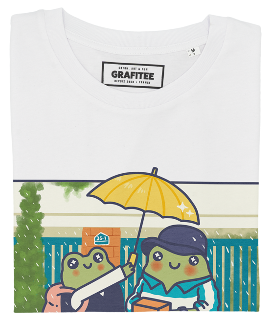 T-shirt Lovely Frog con stampa kawaii di rane