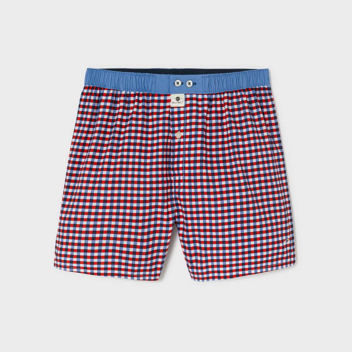 Boxer in cotone biologico a quadretti