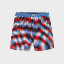 Boxer in cotone biologico a quadretti