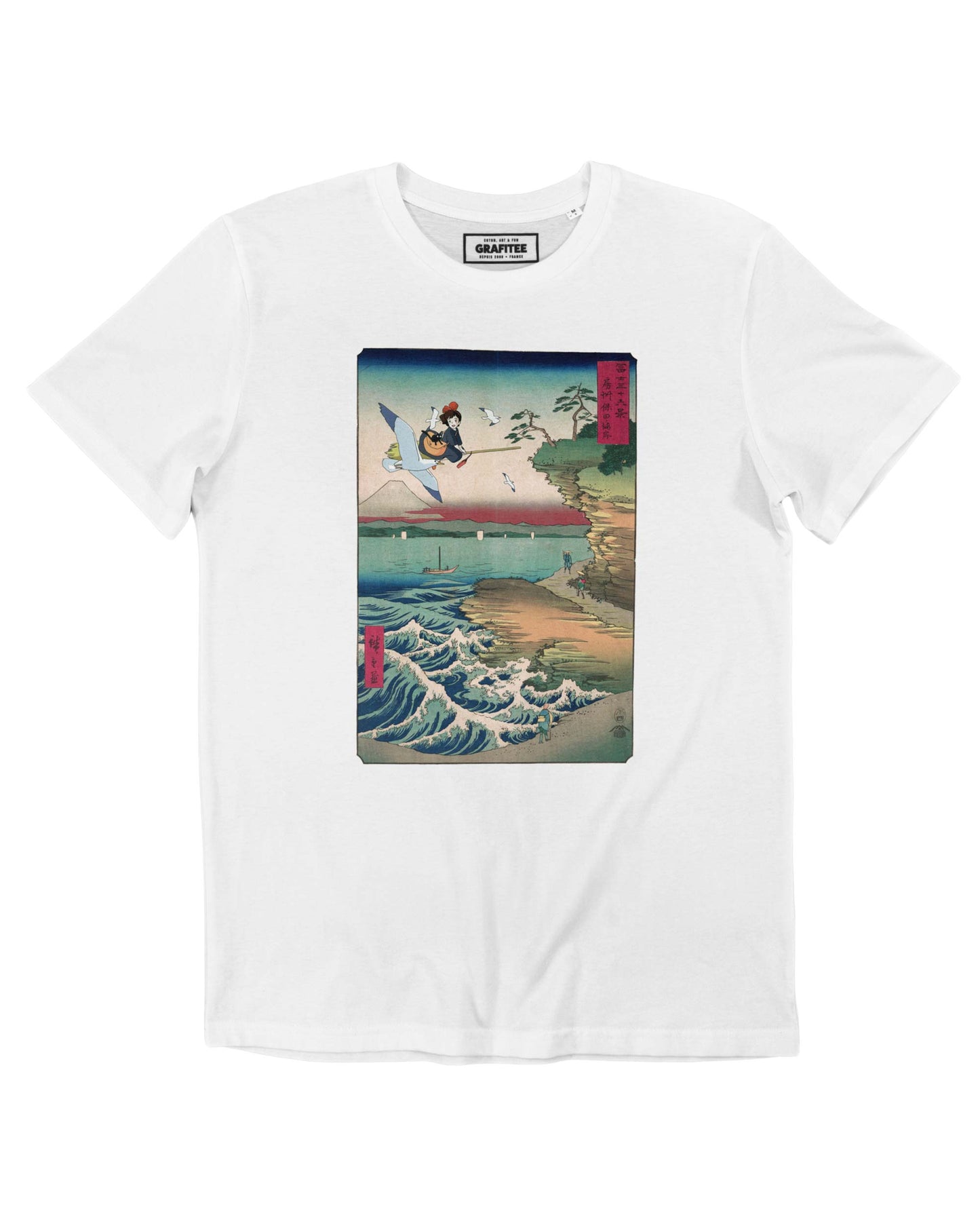 T-shirt unisex Floating Witch in cotone biologico