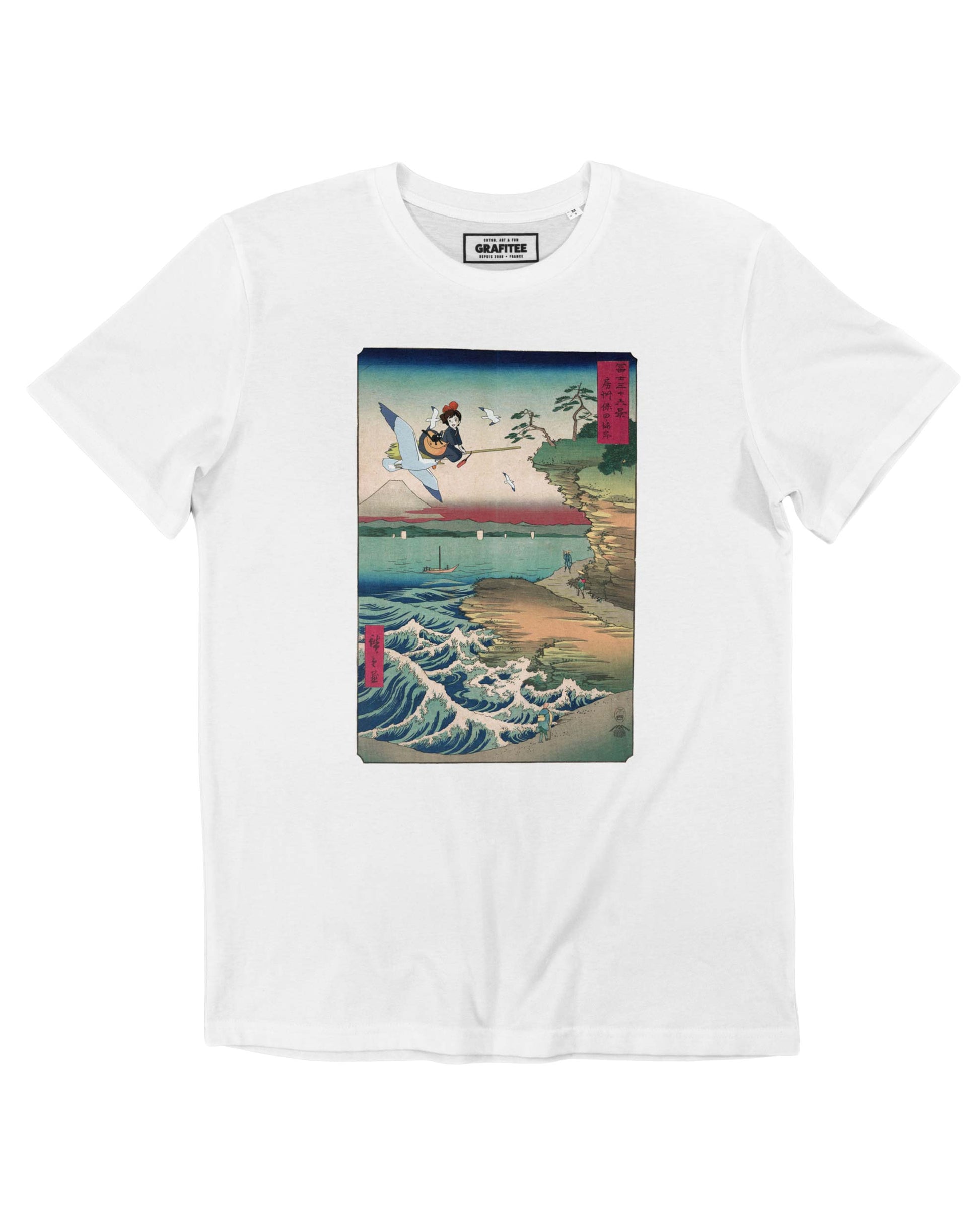 T-shirt unisex Floating Witch in cotone biologico
