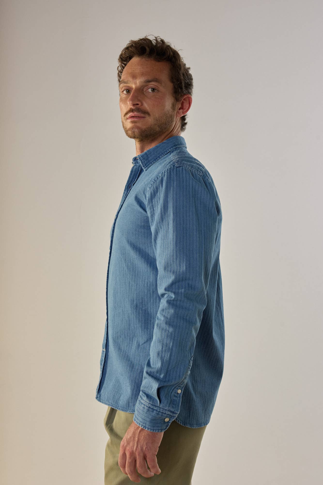 Camicia Torneo Bleach in denim