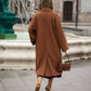 Cappotto lungo dritto elegante