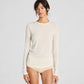 Maglia Thyra in lana bianco sporco