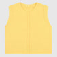 Gilet in maglia giallo senza maniche