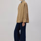Cappotto bomber trench con polsini ampi