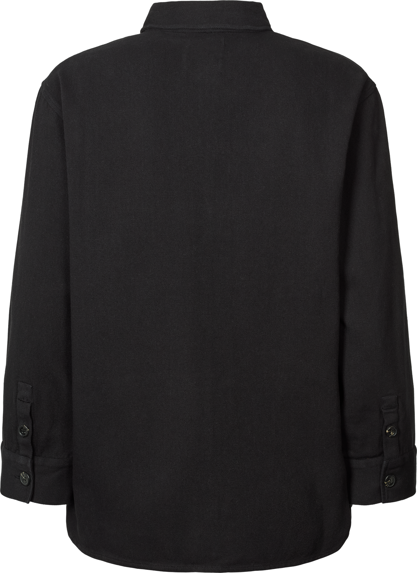 Camicia Sussie in twill di cotone biologico nero