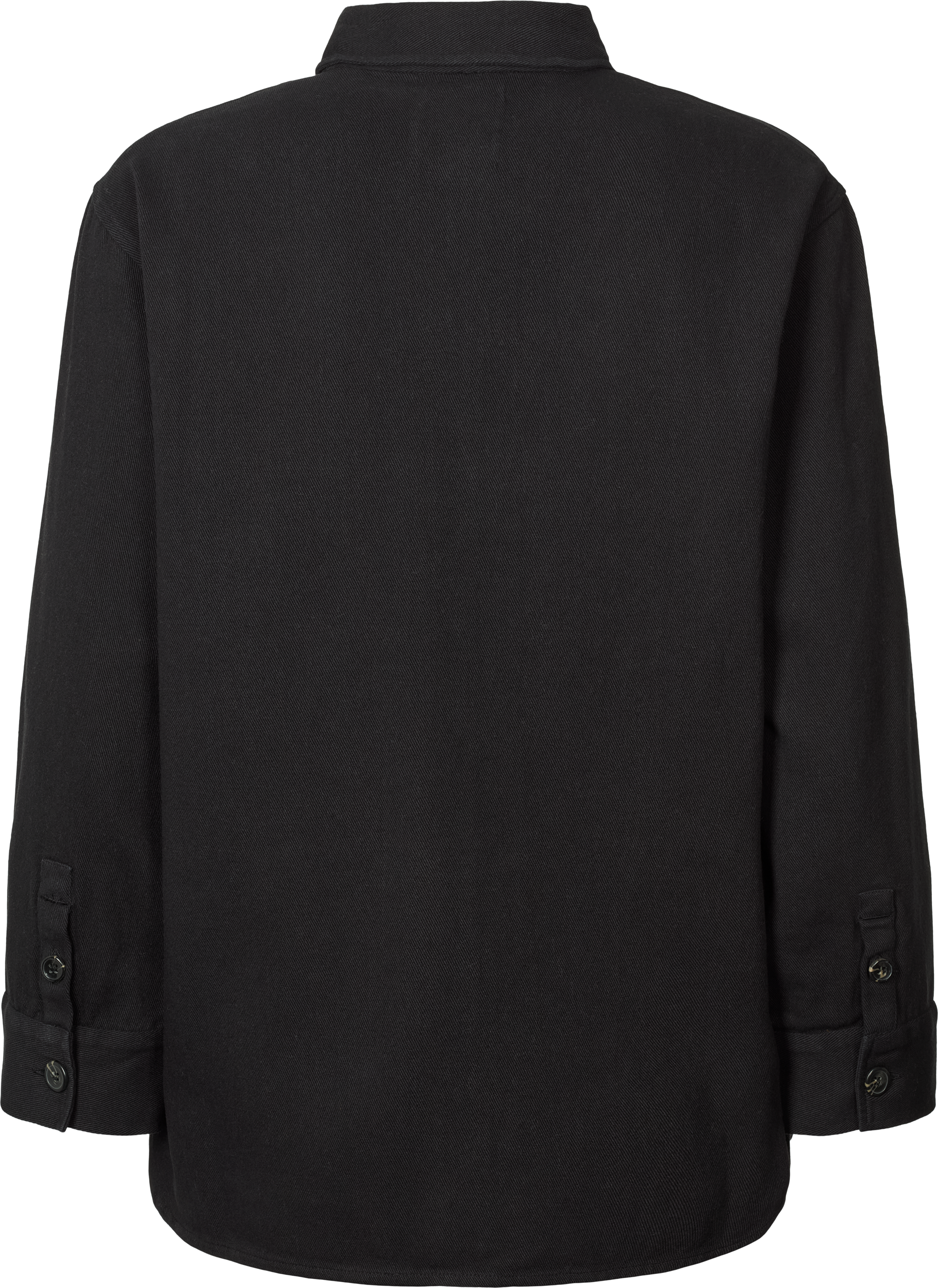 Camicia Sussie in twill di cotone biologico nero