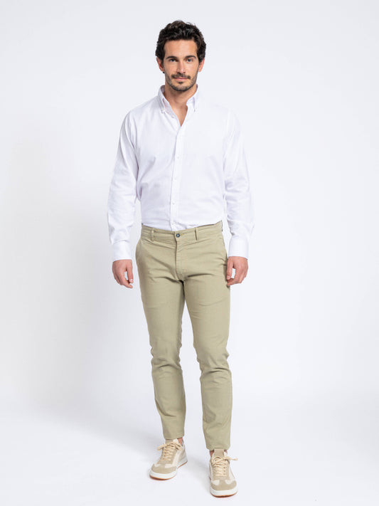 Jeans crema da uomo SMF