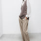 Gilet in maglia rasata con scollo a V