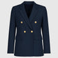 Blazer doppiopetto blu navy Zakie