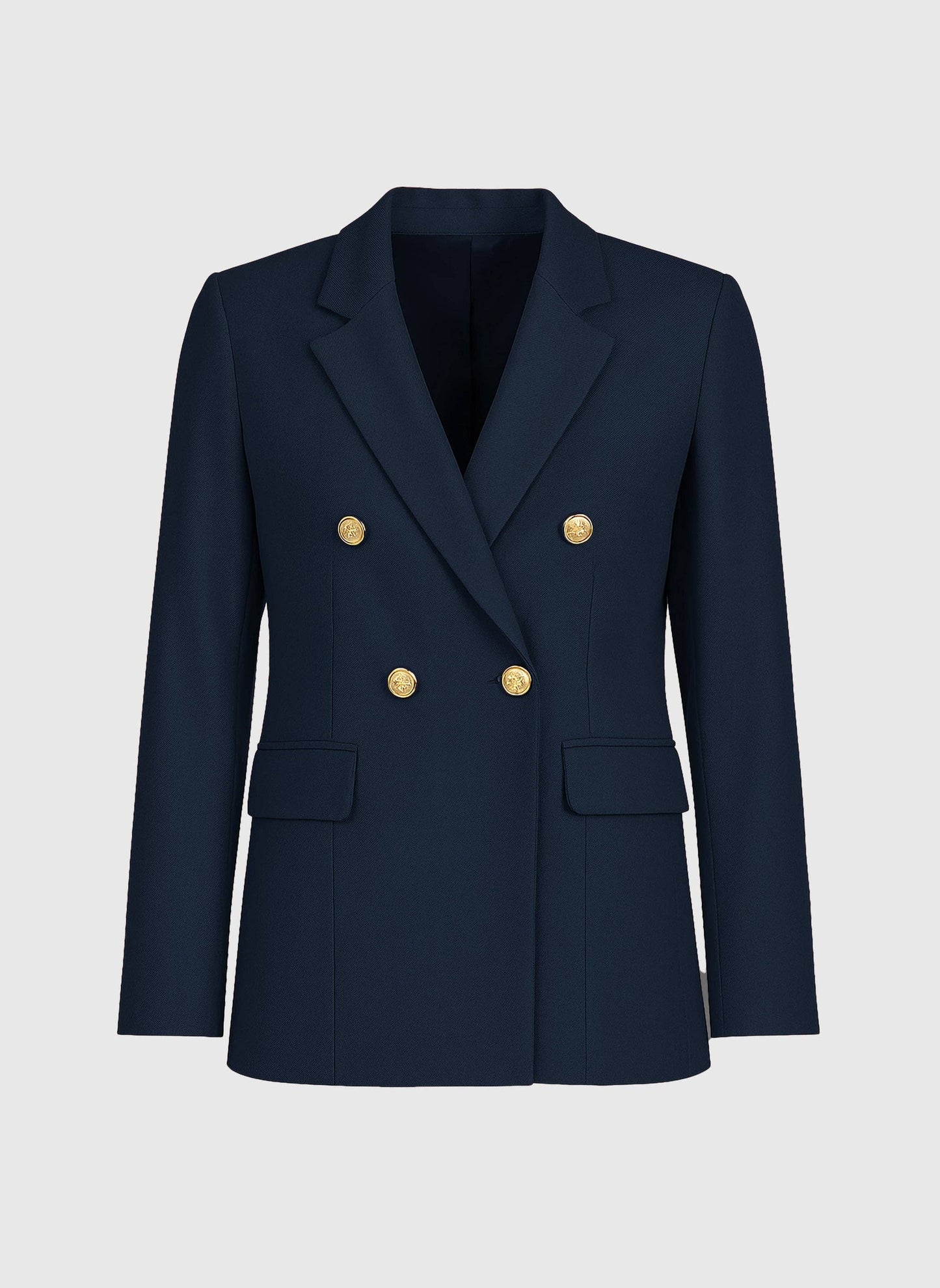 Blazer doppiopetto blu navy Zakie